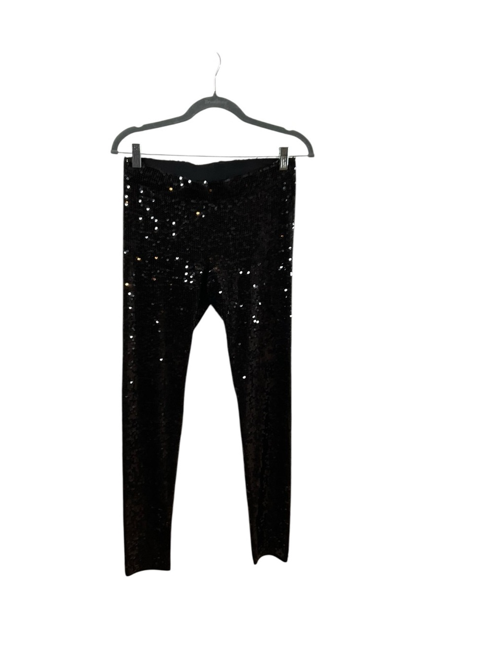 Express Black Sequin Leggings